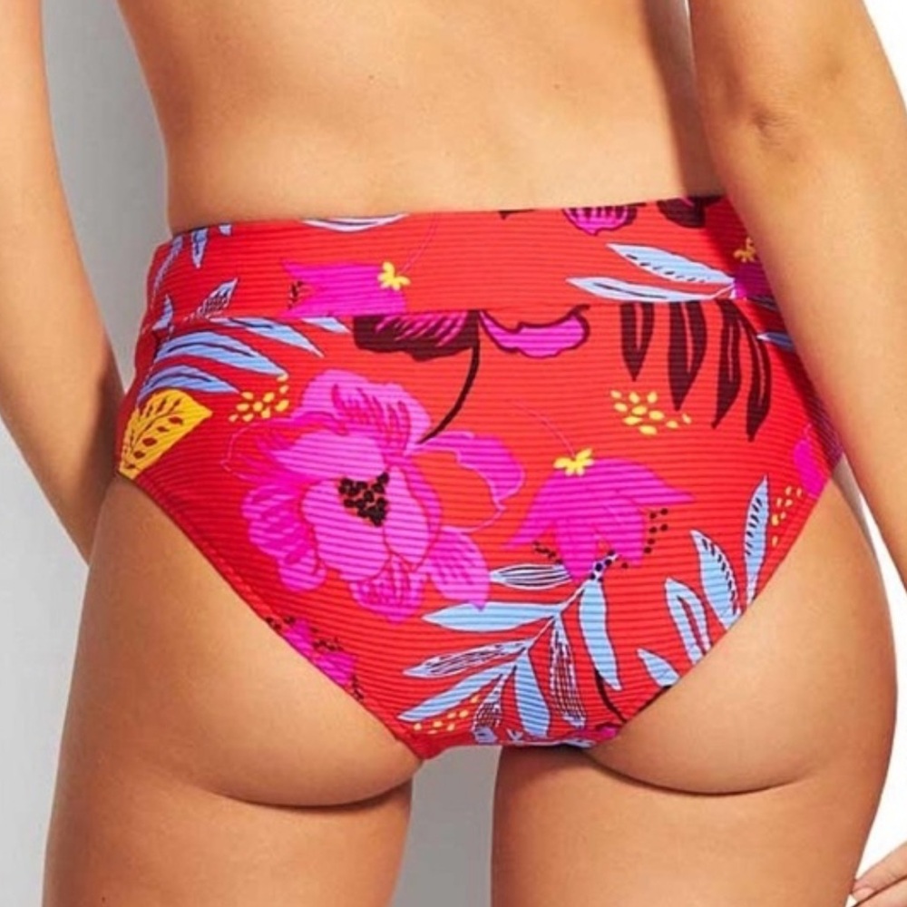 Seafolly On Vacation Wide Side Retro Bikini Bottom nwot - Picture 3 of 13